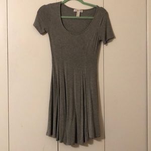 Knit fit and flare dress